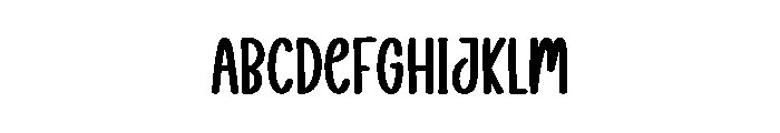 Ghosted Font UPPERCASE
