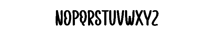 Ghosted Font UPPERCASE