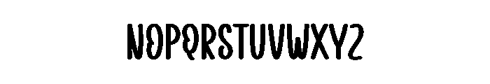 Ghosted Font LOWERCASE