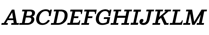Ghostlight Semilight Italic Font UPPERCASE