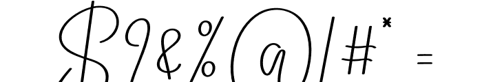 Ghostlike Font OTHER CHARS