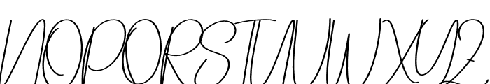 Ghostlike Font UPPERCASE