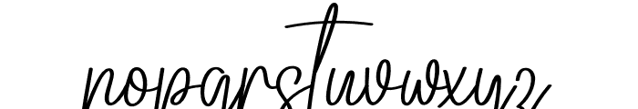 Ghostlike Font LOWERCASE