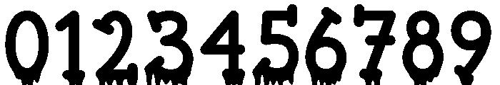 Ghostly Drip Font OTHER CHARS