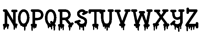 Ghostly Drip Font UPPERCASE