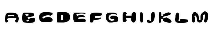 GhostmeatFront-Regular Font UPPERCASE