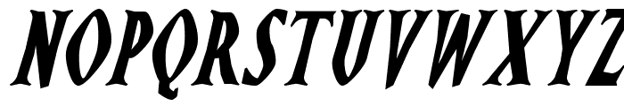 Ghostz Italic Font UPPERCASE