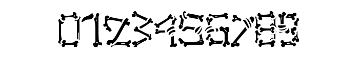 Ghoul Bone - Personal Use Regular Font OTHER CHARS