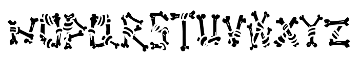 Ghoul Bone - Personal Use Regular Font LOWERCASE