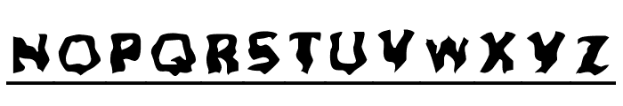 Ghoul Headline Font LOWERCASE