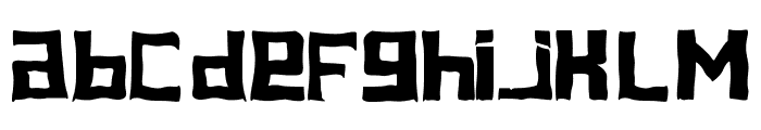 Ghoul Font LOWERCASE