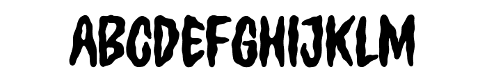 Ghoulies Font UPPERCASE