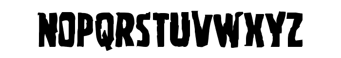 Ghoulish Intent Mangled Font LOWERCASE