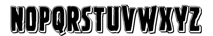 Ghoulish Intent Punch Font UPPERCASE