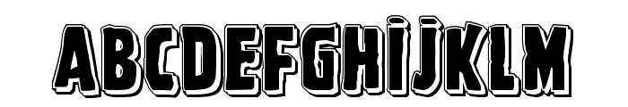 Ghoulish Intent Punch Font LOWERCASE