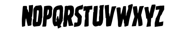 Ghoulish Intent Rotalic Font UPPERCASE