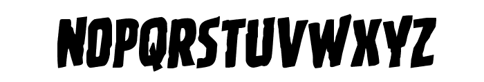 Ghoulish Intent Rotalic Font LOWERCASE