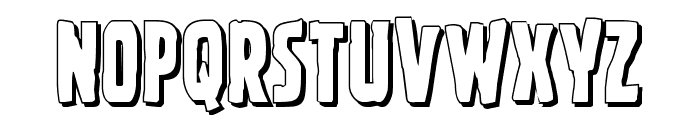 Ghoulish Intent Shadow Font UPPERCASE