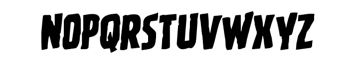 Ghoulish Intent Shift Rotalic Font LOWERCASE
