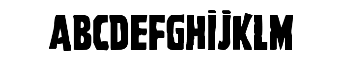 Ghoulish Intent Shift Font LOWERCASE