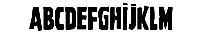 Ghoulish Intent Font UPPERCASE