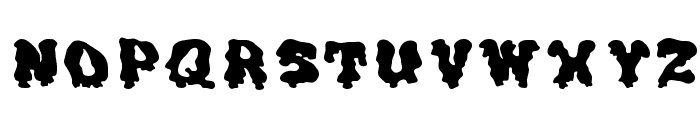 Ghouly Solid Font LOWERCASE