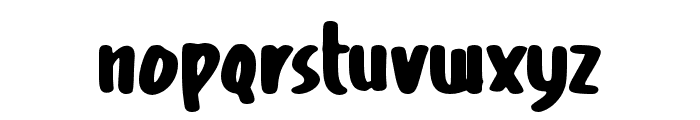 GhoustSolid Font LOWERCASE