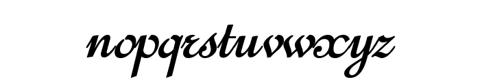 Ghandi Condensed BoldItalic Font LOWERCASE