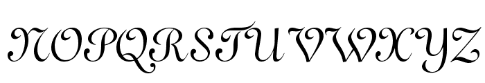 Ghandi Condensed Normal Font UPPERCASE