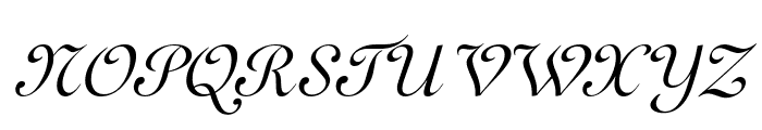 Ghandi Italic Font UPPERCASE