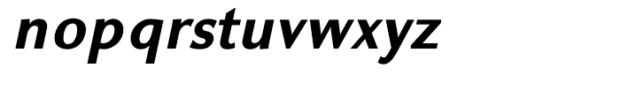 GHE Arpi Sans Bold Italic Font LOWERCASE