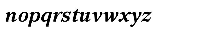 GHEA Aragast Bold Italic Font LOWERCASE