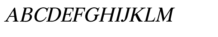 GHEA Aragast Medium Italic Font UPPERCASE