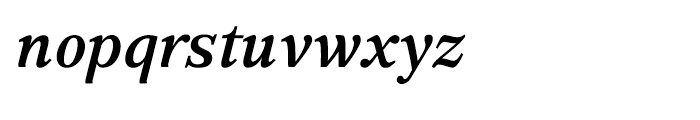 GHEA Aragast SemiBold Italic Font LOWERCASE