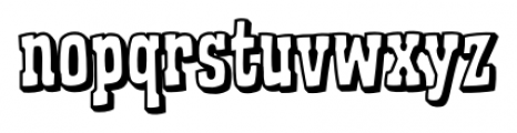Ghost Town Barkeep Font LOWERCASE