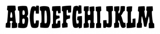 Ghost Town Sheriff Font UPPERCASE
