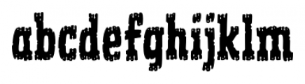Ghost Town Toothless Joe Font LOWERCASE