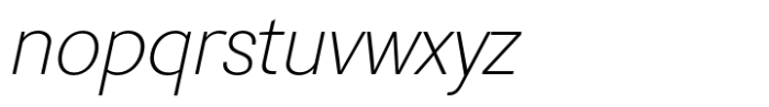 GHEA Granshan Extra Light Italic Font LOWERCASE