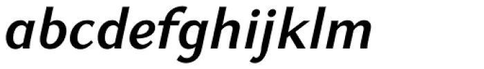 GHEA Koryun DemiBold Italic Font LOWERCASE