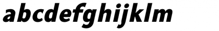 GHEA Koryun ExtraBold Italic Font LOWERCASE