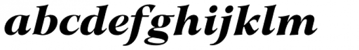 GHEA Lilit ExtraBold Italic Font LOWERCASE