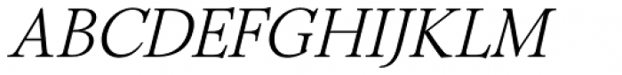 GHEA Lilit Light Italic Font UPPERCASE