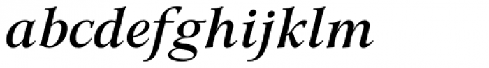 GHEA Lilit Medium Italic Font LOWERCASE