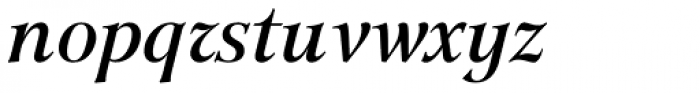 GHEA Lilit Medium Italic Font LOWERCASE
