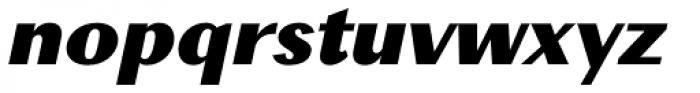 GHEA Narek Black Italic Font LOWERCASE