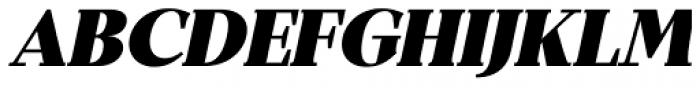 GHEA Narek Serif Black Italic Font UPPERCASE