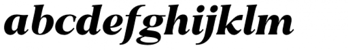 GHEA Narek Serif ExtraBold Italic Font LOWERCASE