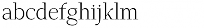 GHEA Narek Serif ExtraLight Font LOWERCASE