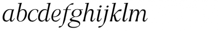 GHEA Narek Serif Light Italic Font LOWERCASE