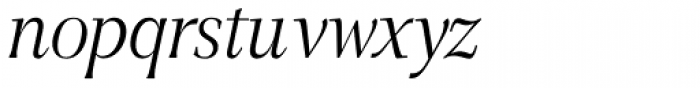 GHEA Narek Serif Light Italic Font LOWERCASE